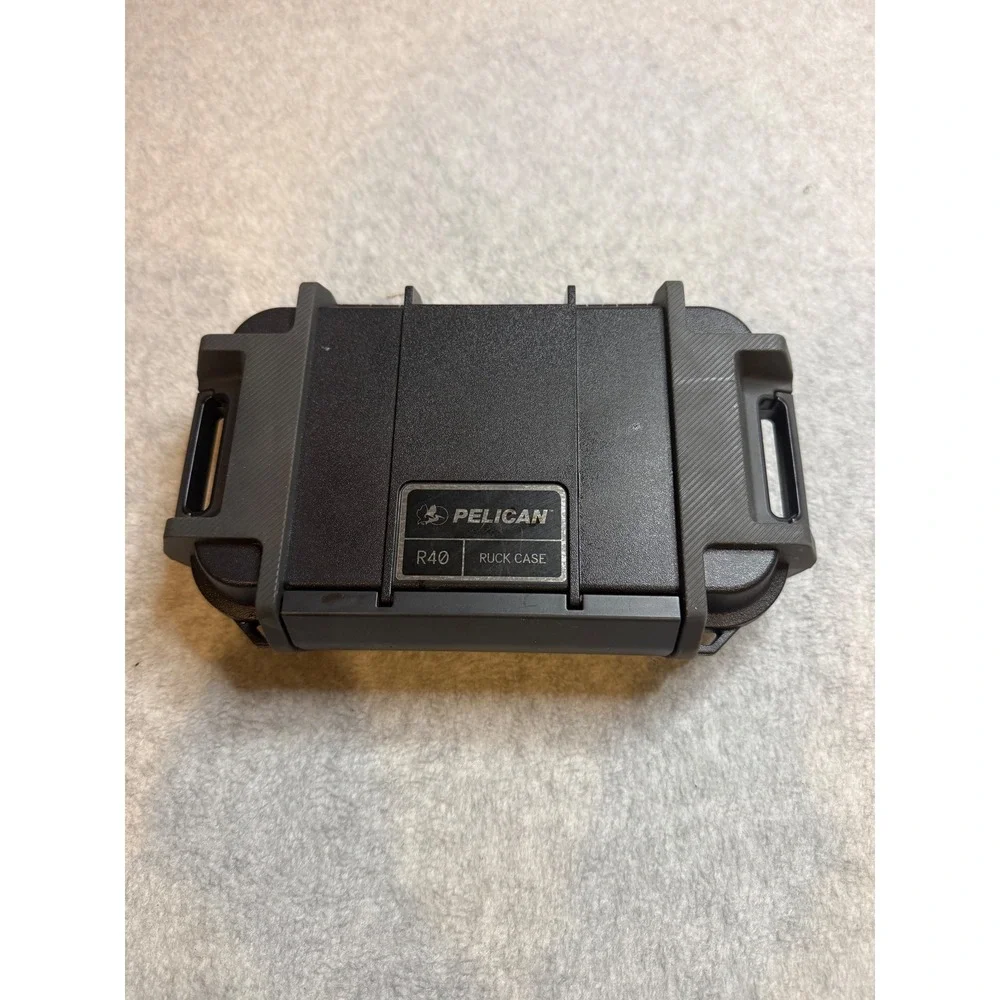 Pelican R40 Ruck Case Black Waterproof Crushproof Personal Utility Gear Box